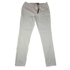 Hybrid & Company Women's Pull On Skinny White Jeans Size 2X